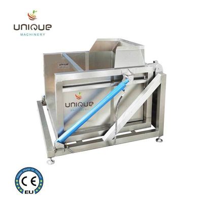 240 KG ステンレス スチール ボックス クレート ビン ダンパー 果物と野菜のスムーズな卸荷