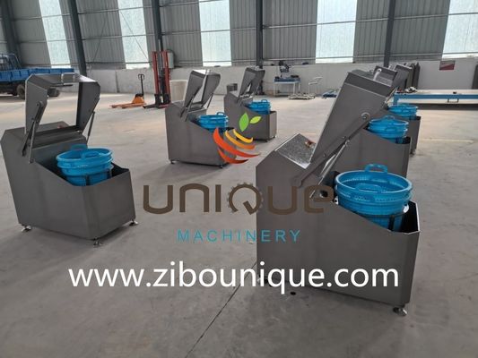 食品加工産業における新鮮なサラダと野菜の乾燥のための遠心分離機