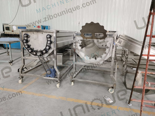 自動ブラシ洗浄と洗浄の付いた先端のハチミツ加工機