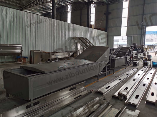 1.5kw プランタンとココナッツのための野菜ブランチング機器 オーダーメイド電圧