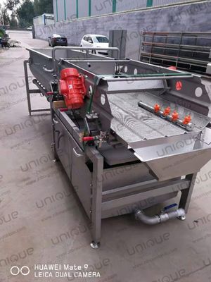 高容量 2000kg/h 野菜の切断 カブス レタス 洗濯加工ラインの機械