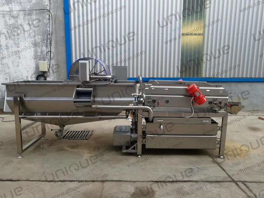 カスタマイズされた電圧 1.5t/h 容量 野菜とサラダの洗濯機