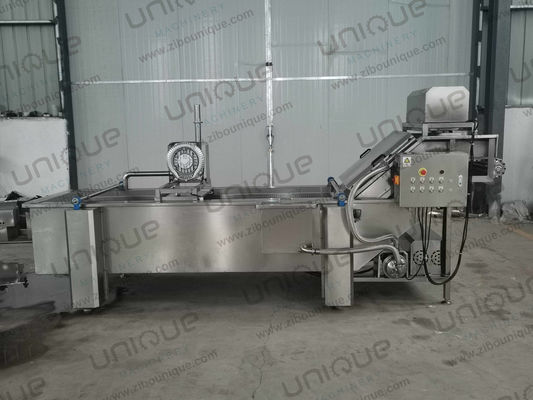 製造工場生産のための容量850KGの葉野菜泡洗浄ライン