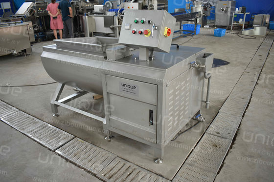 商業用キッチン 500 kg/h 砂吹き表面 果物・野菜洗濯機