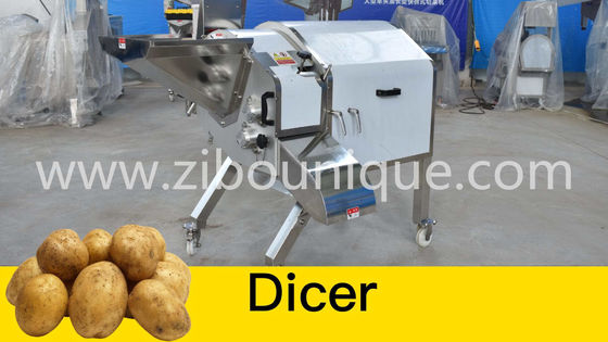 レストランの切断用電気野菜切断機 キューブ形スライスストライプ